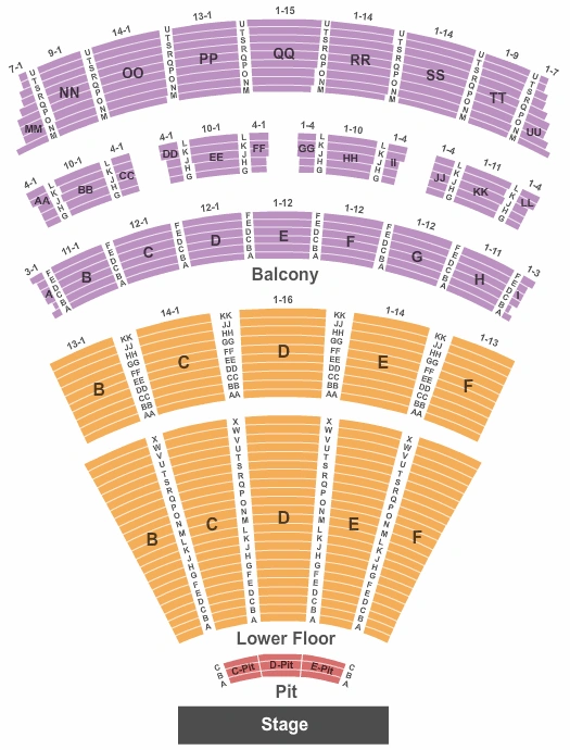 Music Hall at Fair Park Seating Chart